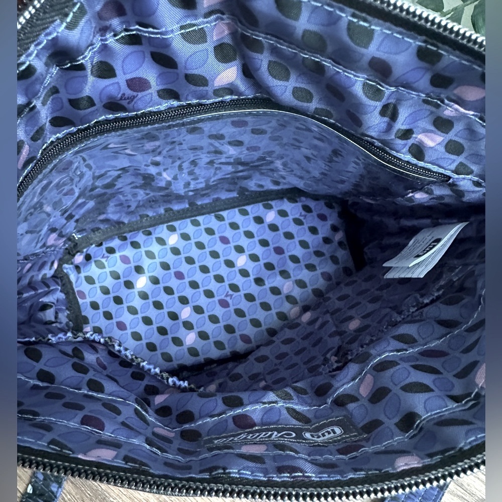 Lug 2 Pc. Bundle Blue Leaf Mambo Crossbody & Blue Leaf Adagio Crossbody Bags - Picture 6 of 16